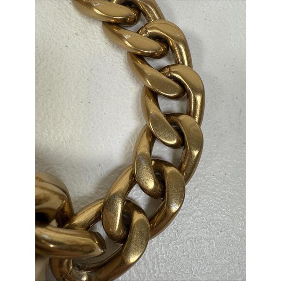 Tory Burch Fleming Mini Crescent Bag – As Is (Paint Chip & Scratched Chains) - Picture 8 of 15